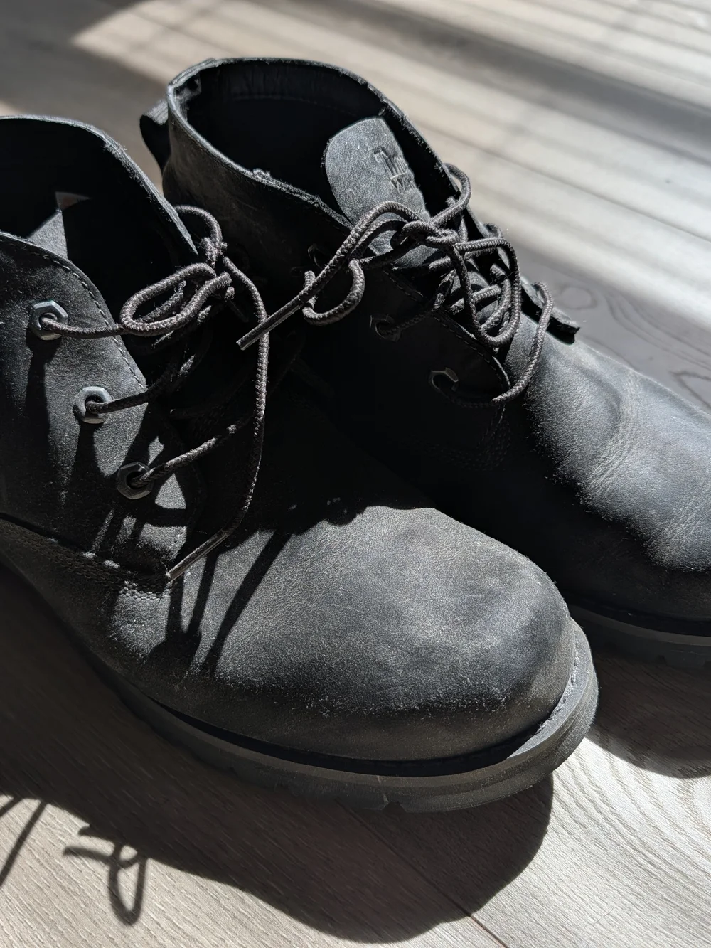 Timberland Men's Black Lace-Up Suede Boots